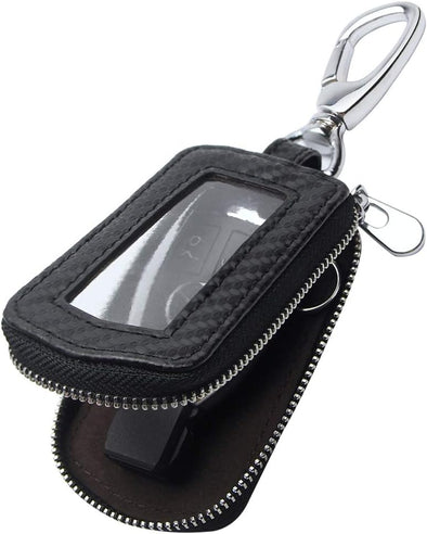 Universal Premium Car Key Fob Case Genuine Leather Car Smart Key Fob Holder for Remote Key Fob