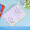 SUIN Hardcover-Journal-Notebooks, 6 Packs A5 Lined Journals Notebook for Writing 200 Pages, 8.2 X 5.5 Inch, 6 Colors Classic Ruled Notebooks for Work/Travel/College
