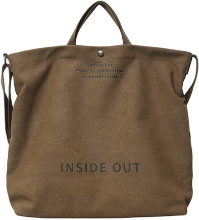 Women Canvas Tote Handbags Casual Shoulder Work Bag Crossbody Top Handle Bag Cross-Body Handbags