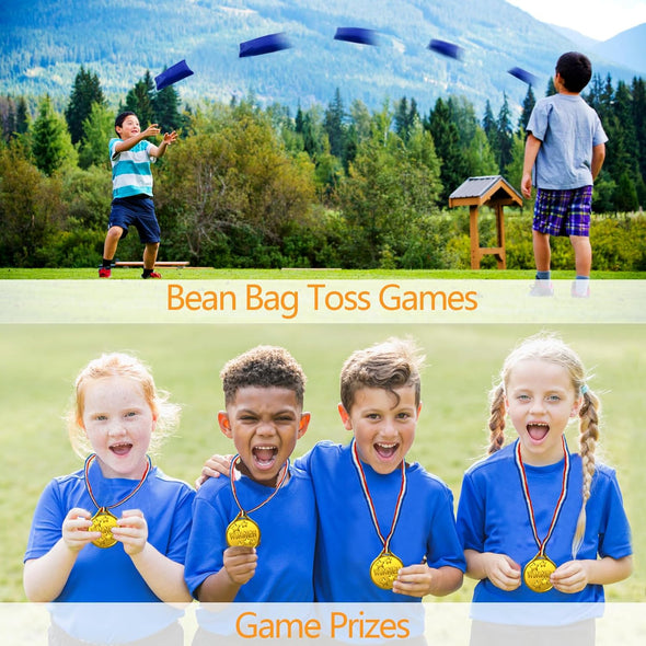 Potato Sack Race Bags - 32PCS Outdoor Games Sack Race Bags for Adults and Kids,3 Legged Race Bands,Egg Spoon Relay Race,Bean Bag Toss,Party Games for Kids,Field Day Games for Adults
