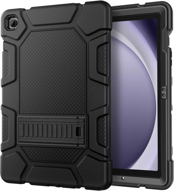 Case for Samsung Galaxy Tab A9+/A9 plus 11” 2024 Model (SM-X210/X216/X218), Heavy Duty Shockproof Rugged High Impact Protective Case, Black