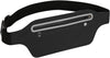 Fanny Packs for Women, Waterproof Fanny Pack for Men, Adjustable Running Belt Waist Pack Slim Expandable Pocket Belt Black, Iphone Running Holder Cell Phone Elastic Waist Pouch Bag for Galaxy