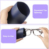 CREPUSCOLO 6 Pack Soft Glasses Cases, Leather Eyeglass Cases Travel Glasses Case for Women, Men, Kids