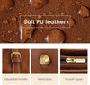 LOVEVOOK Laptop Tote Bag for Women,Vintage Leather Work Tote Bag for Women, 15.6 Inch Computer Briefcase Bag,Waterproof Teacher Business Office