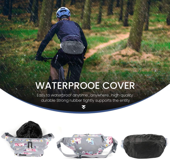 CXWMZY Fanny Packs for Women & Men Waist Pack Hip Bum Bag with Multi-Pockets Large Capacity Waterproof , for Disney Traveling Casual Cycling Running Hiking
