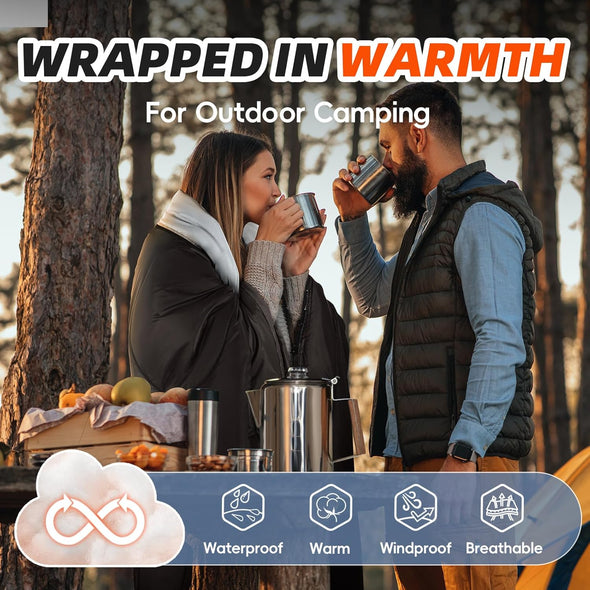 MEREZA Sleeping Bags XL for Adults Cold Weather Mens Large Wide Sleeping Bag for Big and Tall Girls Boys with Compression Sack for Camping Backpacking Warm & Cool Weather