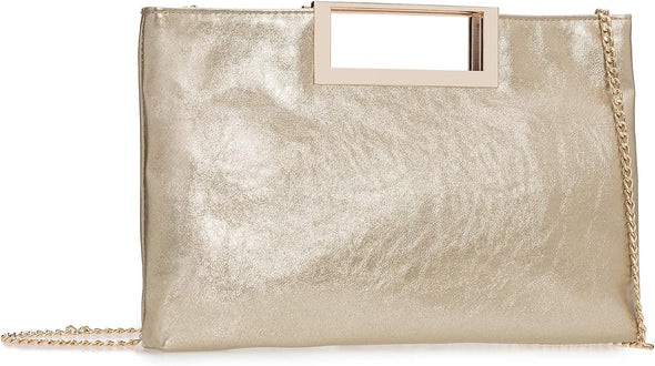 CHARMING TAILOR Fashion PU Leather Handbag Stylish Women Convertible Clutch Purse