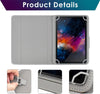 DETUOSI Universal 10.1 Inch Tablet Case, 10 Inch Tablet Cover, Magnetic Closure Travel Portable Protective Folio Leather Stand Shell Case for All Kinds of 9.6-10.6 Inch Android/Ios/Windows Tablet #7