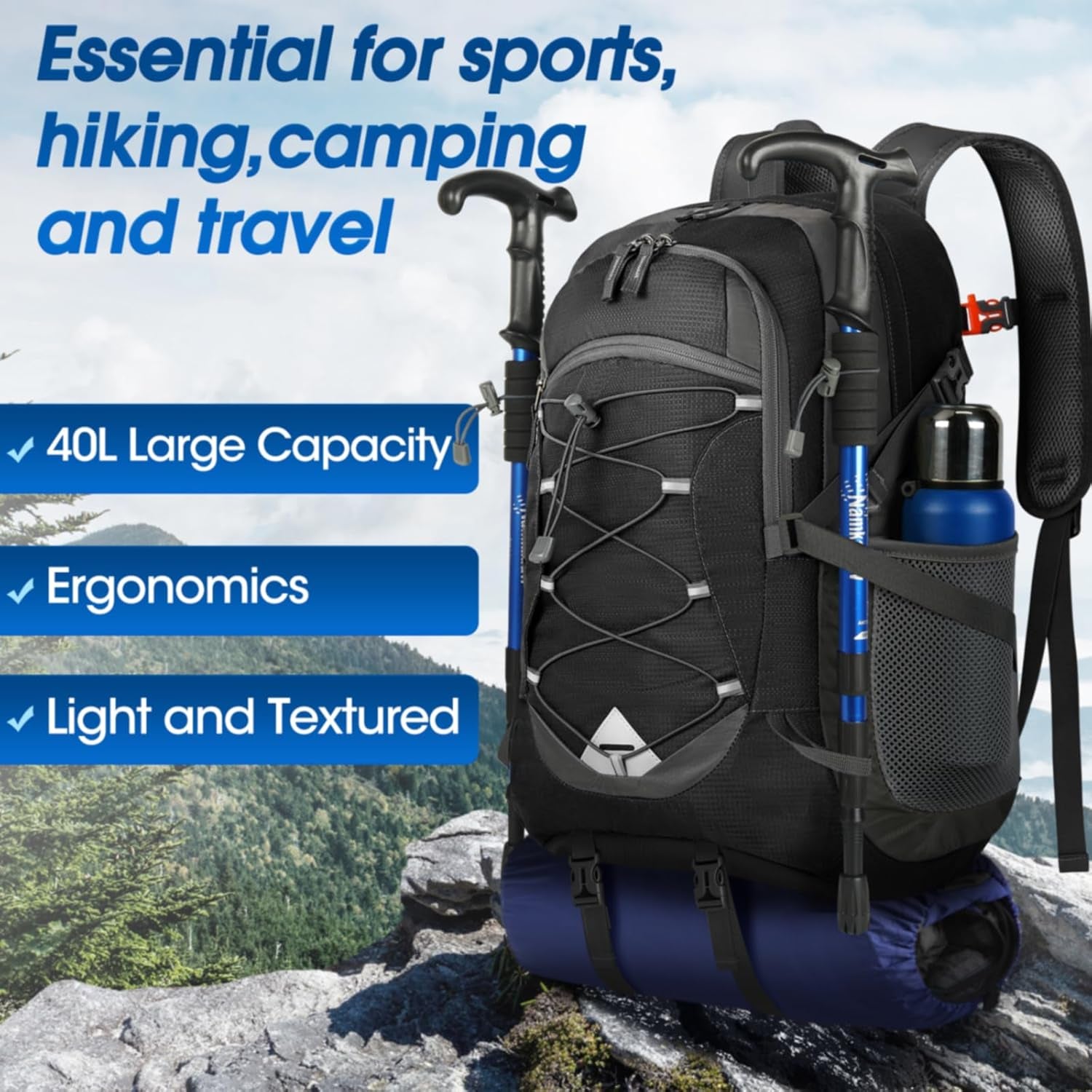 IGOLUMON 40L Outdoor Travel Backpack IGOLUMON 40L Outdoor Travel Backpack