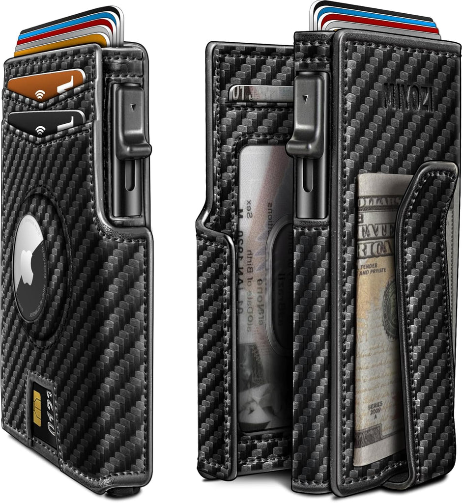miyozi Airtag Wallet | Pop Up Credit Card Holder – Kinzd