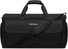 Garment Bags for Travel Large Suit Bag for Men Carry on Garment Bag Convertible Garment Duffle Bag with Shoes Compartment,2 in 1 Hanging Dress Suitcase Suit Travel Bags,Black