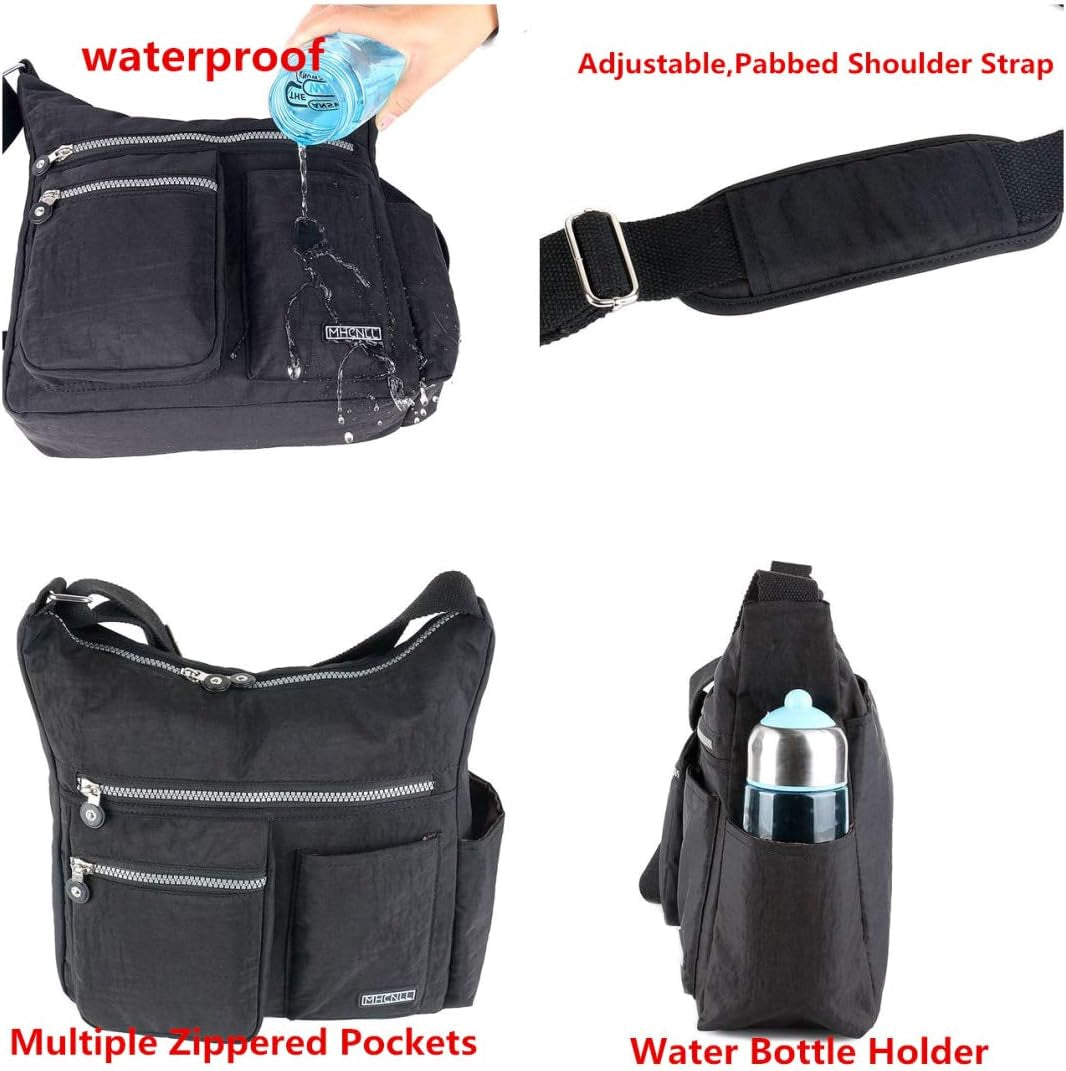 crossbody travel bag anti theft with bottle holder MHCNLL Crossbody Bag – Kinzd