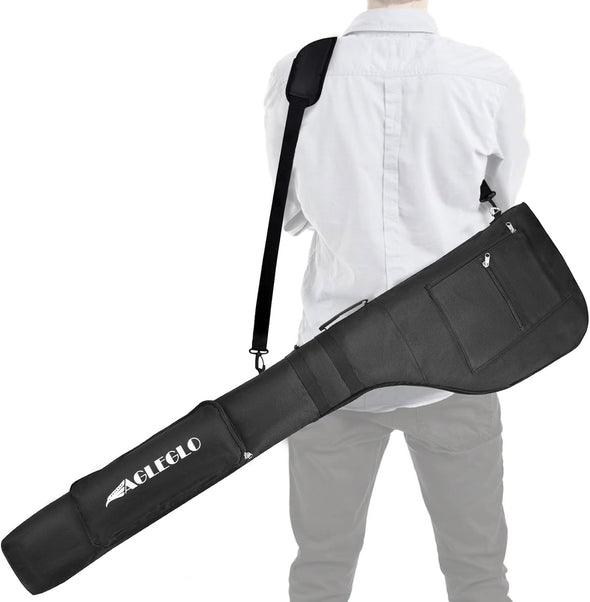 Eagleglo Golf Bag, Golf Travel Bag Foldable & Adjustable, Golf Carry Bag Holds a Full Set of Clubs, Golf Bags for 8-10 Golf Clubs, Small Golf Bag Practice Bag, Carry Golf Bags for Men, Women