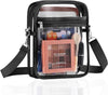 Moko Clear Bag Stadium Approved for Women, Crossbody Bag Purse Adjustable Strap Shoulder Bags for Concerts Festival Sports Events, Black