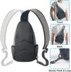 Crossbody Sling Bag for Men with Adjustable Shoulder Strap Shoulder Backpack Chest Bag Travel Hiking Daypacks