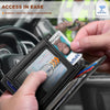 BULLIANT Men Airtag Wallet,Slim Wallet Money Clip Card Holder Magnetic Closure 12 Cards in Front Pocket RFID Blocking