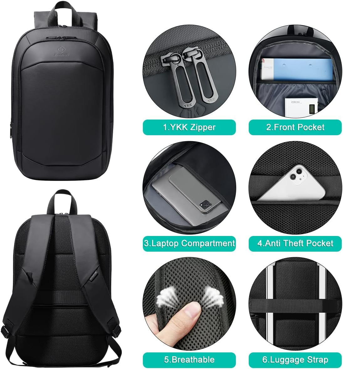 17.5 inch laptop backpack hk 17 Inch Business Travel Laptop Backpack