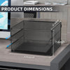 DALTACK 3 Tier Letter Tray Paper Organizer Mesh Metal Desk File Organizer for Home & Office, Black