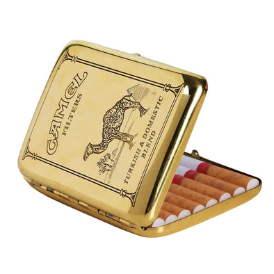 wooden musical cigarette box Casket music box cigarette dispenser from the 60's
