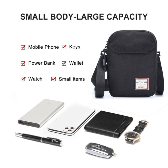 SEAFEW Mini Crossbody Bag Shoulder Bag, Small Messenger Bag Phone Bag