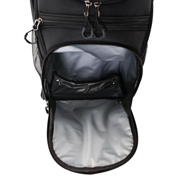 ASK ECHO T-Lock Golf Cart Bag with 14 Way Organizer Divider, Premium Cart Bag with Handles and Rain Cover