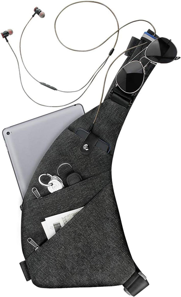 Sling Crossbody Bags Trendy Travel anti Theft Safe Purse Bags for Women Men Waterproof