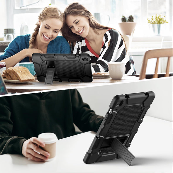 Case for Samsung Galaxy Tab A9+/A9 plus 11” 2024 Model (SM-X210/X216/X218), Heavy Duty Shockproof Rugged High Impact Protective Case, Black