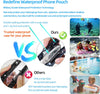 Airuntech Waterproof Fanny Pack,Waterproof Phone Pouch for Iphone 15 14 13 12 11 Pro Max,Ipx8 Waterproof Dry Bag for Snorkeling Beach Cruise Kayaking Pool Swimming(Two Phone Cases+Two Waist Bags Set)