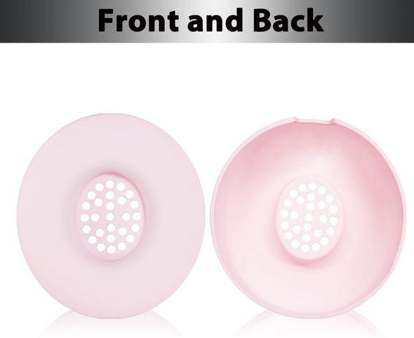Adhiper Silicone Ear Pads Cover for Beats Solo 4, Washable Sweat Earpad Covers Silicone Case for Beats Solo4 & Solo3 Wireless On-Ear Headphones Accessories Protective Pads Cover (Pink)