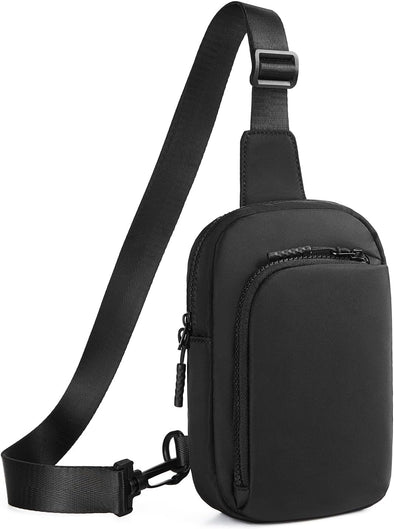 CHOLISS Small Crossbody Bags for Women and Men, Sling Bag for Women and Men Trendy, Fanny Packs Chest Bag with Extended Strap
