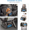 Burgeonnest Cat Carrier for Large Cats 20 Lbs,Medium Pet under 25 Lbs,2 Puppy and Small Dogs with Unique Side Bag,Top Load Pet Carrier Soft-Sided Escape Proof with 4 Ventilated Windows
