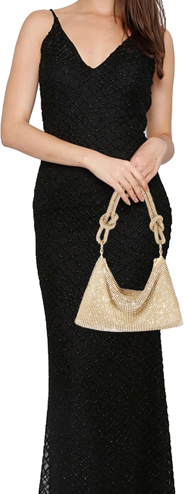 NEWROGENG Rhinestone Purse Sparkly Evening bag Silver Clutch Purses for Women Evening, Cross Body Handbags for Party Prom Club Wedding NEWROGENG Rhinestone Purse Sparkly Evening bag Silver Clutch Purses for Women Evening, Cross Body Handbags for Party Prom Club Wedding