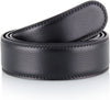 2 Pack Ratchet Belt for Men - Mens Belt Leather 1 3/8" for Casual Jeans - Fit 36" to 44" Waist Adjustable