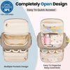 4 in 1 Convertible Diaper Bag Backpack,Waterproof Baby Diaper Bag with Changing Pad,Converts into Baby Tote Bag,Diaper Backpack,Stroller Bag and Crossbody Diaper Bag