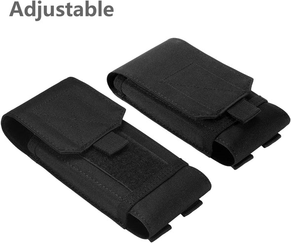 Urvoix Black Army Camo Molle Bag for Mobile Phone, Belt Pouch Holster Cover Case for Iphone 16 Pro Max/Iphone 15 Pro Max/Iphone 14 13 12 Pro Max/Iphone 16 15 14 Plus
