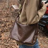 Slouchy Hobo Bags for Women Leather Shoulder Bag Everyday Purse Vintage Slouchy Bag Hobo Purse with Zipper