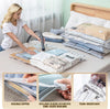 TAILI-LONG SIDE ZIP 8 Pack Vacuum Storage Bags, Vacuum Seal Bags for Clothing (39X28 Inches), Jumbo Storage Space Saver for Beddings, Comforters, Blanket, Pillows and Clothes