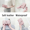Wallets for Women Bifold Small Rfid Soft Leather Ladies Wallets Trifold Womens Wallets Billfolds Mini Wristlet Clutch Cute Zipper Coin Purse with Wrist Strap