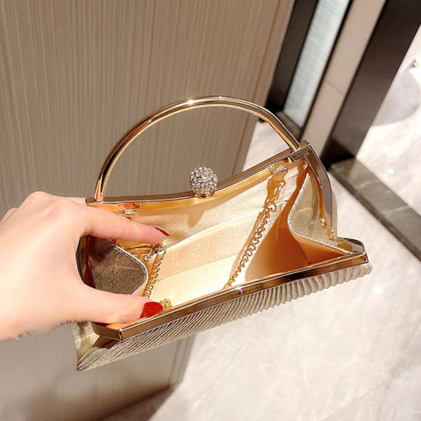 Clutch Purses for Women Evening Bags Party Clutches Handbag with Detachable Chain Strap for Cocktail Party Wedding