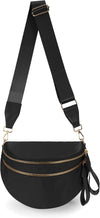 Spacious Nylon Crossbody Bag Bum Bag Handbags Wallets Purses Trendy Shoulder Bag for Women