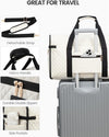 LOVEVOOK Travel Duffle Bag, Weekender Bags for Women, Carry on Duffel Bags for Airplanes, Overnight Bag with Toiletry Bag, Hospital Bag for Labor and Delivery, Yoga Gym Bag with Wet Pocket, 3Pcs Set