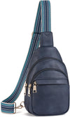 BOSTANTEN Small Sling Bag for Women Leather Crossbody Bags Fanny Pack Chest Bag for Travel