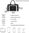 Crossbody Tote Bag for Women – Rivet Studded Hobo Shoulder Purse, Trendy Goth Work Boston Bag