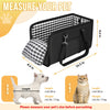 Slowton Console Dog Car Seat - Portable Dogs Armrest Booster Seat for Small Dog, Anti-Collapse Pet Car Seat with Soft Cushion Safety Belt, Support Pet up to 11Lbs (Black)
