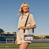 Bagenius Clear Bag for Stadium Events Clear Purse with Removable Strap Transparent Bag for Concert and Sport Events