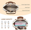 KALIDI Tote Bag for Women Nylon Top-Handle Purse,Shoulder Hobo Handbag with Zipper Leisure Foldable Weekend