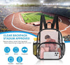Clear Backpack for Stadium Events Clear Backpack 12X12X6 with Front Pocket for Concert Sport Fashion Women Backpack Events Work Travel