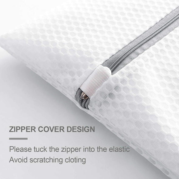 2 Xx-Large Honeycomb Delicates Bags for Washing Machine, 24 X 24 Inches Lingerie Bags for Laundry, Travel Storage Organize Bag for Cotton Clothes,Sheet, Shoes