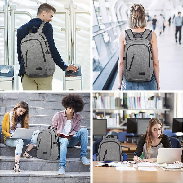 business laptop backpack by mancro Mancro 15.6 Inch Travel Laptop Backpack – Kinzd
