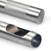 9 Pieces Hollow Punch Set (1/8"-1/2") with a Free Cutting MAT, Leather Hole Punch Set